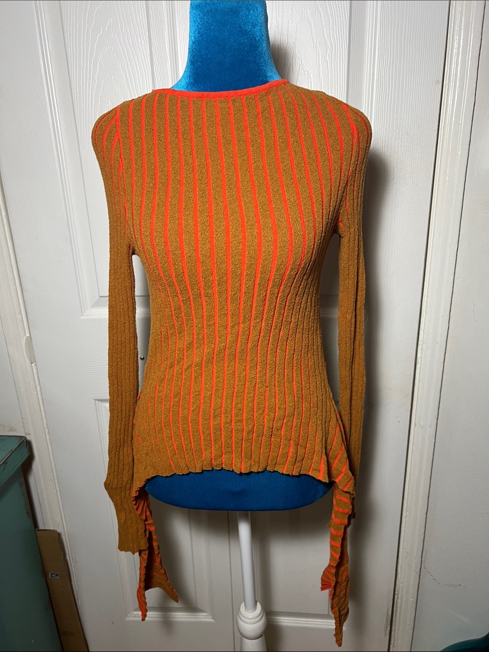 ECKHAUS LATTA Ribbed Long Sleeve Tops Women’s Small